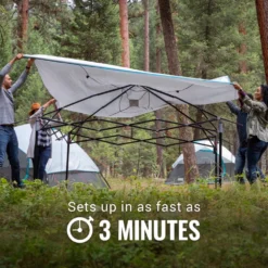 Coleman OneSource™ 10 X 10 Canopy Shelter With LED Lighting & Rechargeable Battery -Cozy Camp Time Shop 2000035460 OneSource ATF 6 1