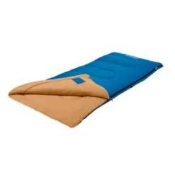 Coleman Brazos™ 20°F Sleeping Bag, Blue -Cozy Camp Time Shop 2000035893 Coleman 2020 US Angled RET Open20sleeping20bag