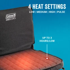 Coleman OneSource™ Heated Stadium Seat & Rechargeable Battery -Cozy Camp Time Shop Coleman 2000037150 OneSource HeatedStadiumSeat ATF3 1