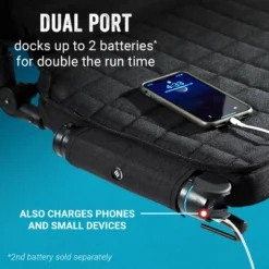 Coleman OneSource™ Heated Stadium Seat & Rechargeable Battery -Cozy Camp Time Shop Coleman 2000037150 OneSource HeatedStadiumSeat ATF4 1