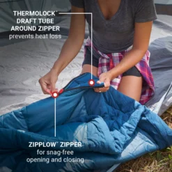 Coleman Kompact™ 40°F Big & Tall Contour Sleeping Bag -Cozy Camp Time Shop Coleman SleepingBagContour40D Space ATF5